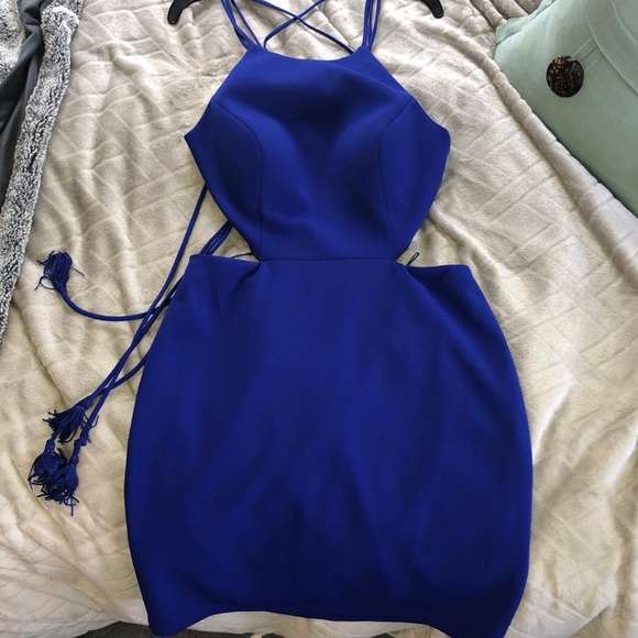 Aidan Mattox Royal Blue Dress